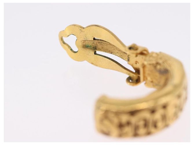 Orecchini CHANEL Metallo Tono Oro CC Auth 197925 - vista 6