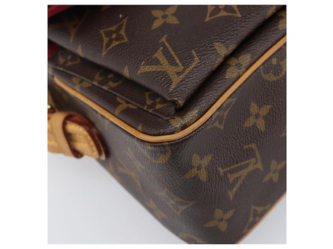 LOUIS VUITTON Borsa a tracolla Monogram Viva Cite MM M51164 LV Auth 200839V Monogramma - vista 14