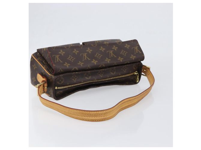 LOUIS VUITTON Borsa a tracolla Monogram Viva Cite MM M51164 LV Auth 200839V Monogramma - vista 7