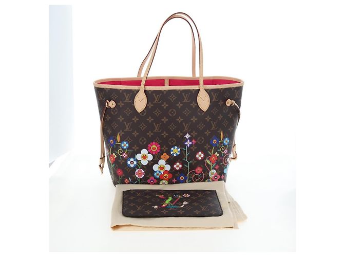 Bolso Tote LOUIS VUITTON Monogram Flower Neverfull MM M13271 LV Auth 197257SM Monograma - vista 12