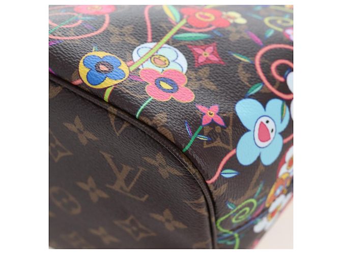 Bolso Tote LOUIS VUITTON Monogram Flower Neverfull MM M13271 LV Auth 197257SM Monograma - vista 14