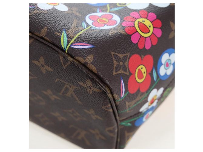 Bolso Tote LOUIS VUITTON Monogram Flower Neverfull MM M13271 LV Auth 197257SM Monograma - vista 16