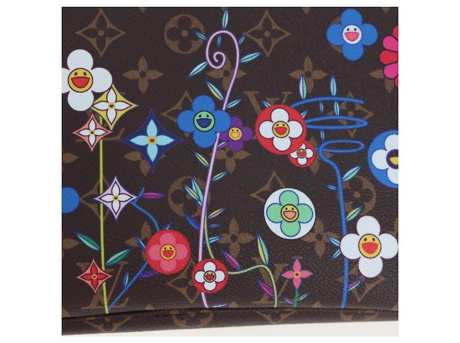 Bolso Tote LOUIS VUITTON Monogram Flower Neverfull MM M13271 LV Auth 197257SM Monograma - vista 18