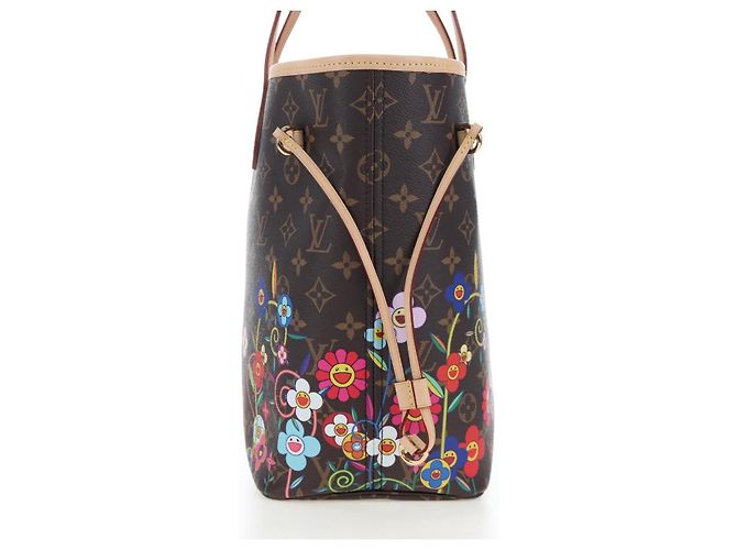 Bolso Tote LOUIS VUITTON Monogram Flower Neverfull MM M13271 LV Auth 197257SM Monograma - vista 3