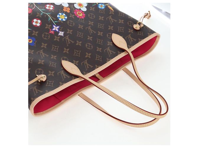 Bolso Tote LOUIS VUITTON Monogram Flower Neverfull MM M13271 LV Auth 197257SM Monograma - vista 6