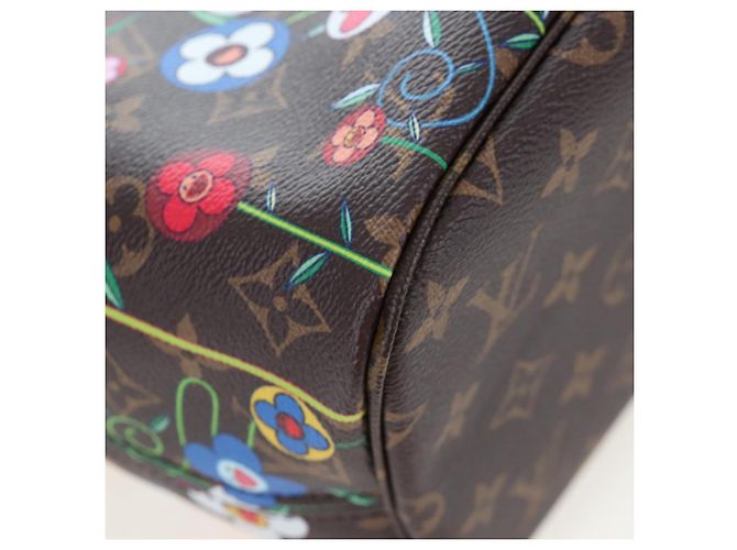 Bolso Tote LOUIS VUITTON Monogram Flower Neverfull MM M13271 LV Auth 197257SM Monograma - vista 9
