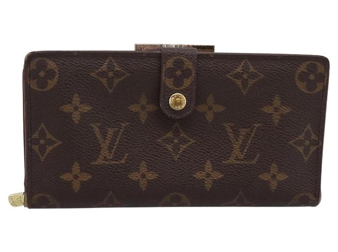 LOUIS VUITTON Monogram Continental Clutch Wallet T61217 LV Auth 197260 Monogramma - vista 13