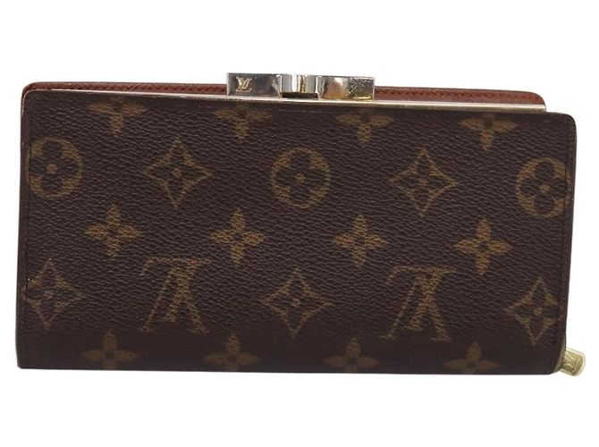 LOUIS VUITTON Monogram Continental Clutch Wallet T61217 LV Auth 197260 Monogramma - vista 2