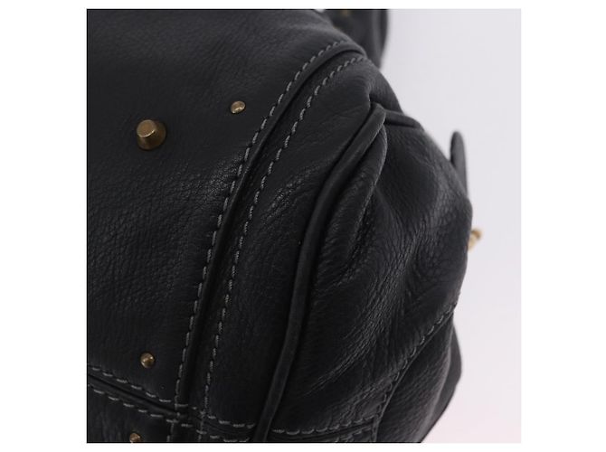 Chloé Borsa Chloe Paddington in pelle nera oro argento autentica ki6773M Nero D'oro - vista 14