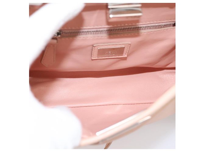 FENDI Mini Peek A Boo Handtasche aus Leder 2way Rosa Silber Auth ka6033V Pink - Ansicht 10