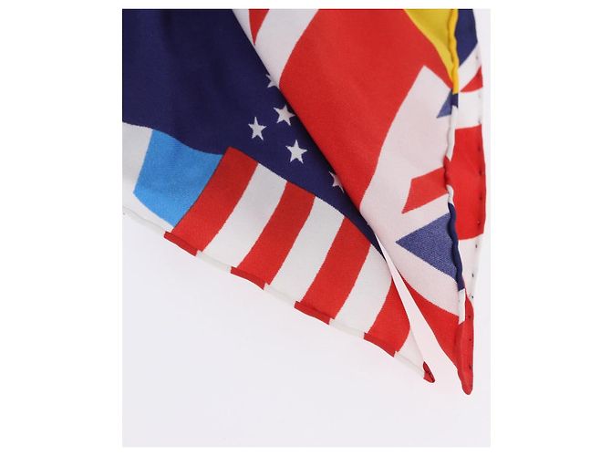 LOUIS VUITTON Bijoux Sac Flags Charm Silk Multicolor MP2485 LV Auth 200403M Multicolore - vista 3