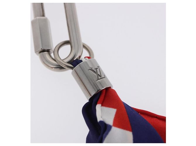 LOUIS VUITTON Bijoux Sac Flags Charm Silk Multicolor MP2485 LV Auth 200403M Multicolore - vista 6