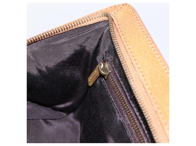 Céline CELINE Doctors Hand Bag Leather Brown Gold Auth 199386A Marrone D'oro - vista 20