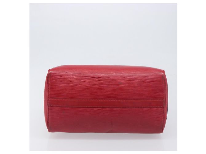 Borsa a mano LOUIS VUITTON Epi Speedy 30 Castilian Red M43007 LV Auth 197473 Rosso - vista 5