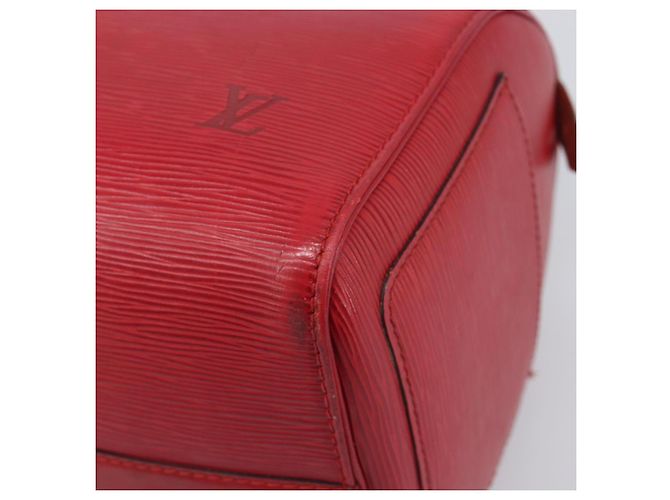 Borsa a mano LOUIS VUITTON Epi Speedy 30 Castilian Red M43007 LV Auth 197473 Rosso - vista 9