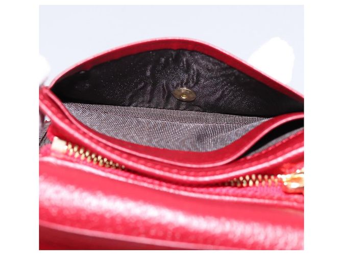 Portafoglio compatto GUCCI Micro GG Supreme Doraemon PVC Beige 647788 Auth 201012M D'oro - vista 27