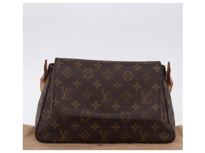 LOUIS VUITTON Borsa a tracolla Mini Looping Monogram M51147 LV Auth 200350V Monogramma - vista 12