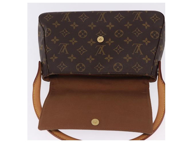LOUIS VUITTON Borsa a tracolla Mini Looping Monogram M51147 LV Auth 200350V Monogramma - vista 17