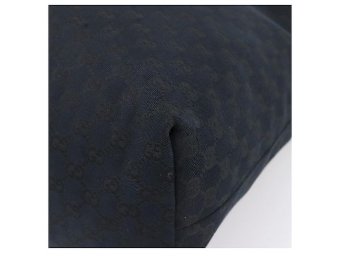 Borsa a mano GUCCI GG Canvas 2way Nero Argento 256099 Auth BA15407 - vista 16