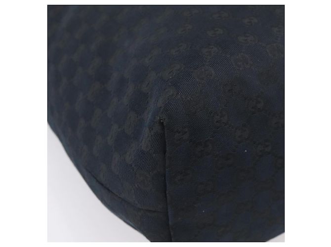 Borsa a mano GUCCI GG Canvas 2way Nero Argento 256099 Auth BA15407 - vista 17