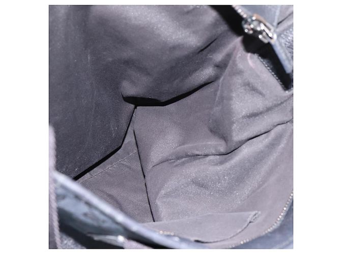 Borsa a mano GUCCI GG Canvas 2way Nero Argento 256099 Auth BA15407 - vista 20