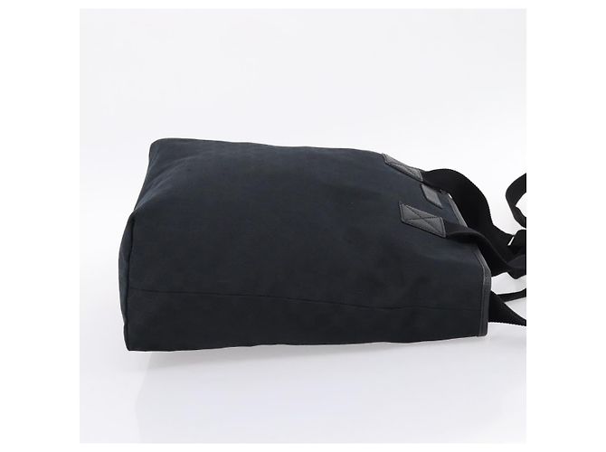 Borsa a mano GUCCI GG Canvas 2way Nero Argento 256099 Auth BA15407 - vista 4