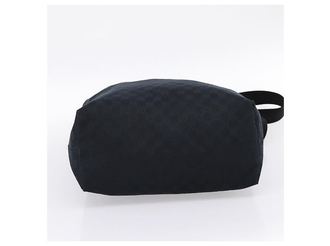 Borsa a mano GUCCI GG Canvas 2way Nero Argento 256099 Auth BA15407 - vista 5