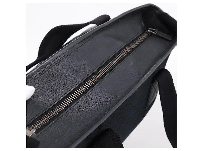 Borsa a mano GUCCI GG Canvas 2way Nero Argento 256099 Auth BA15407 - vista 6