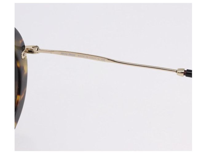 Gafas de sol Miu Miu plástico Brown Auth 200100M Castaño - vista 16