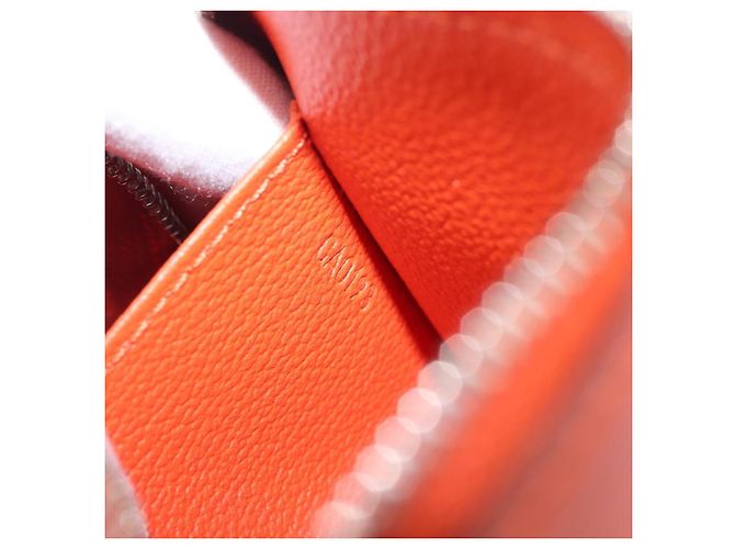 LOUIS VUITTON Epi Pochette Cosmetic PM Pouch Orange M40642 LV Auth 199373V Arancione - vista 12