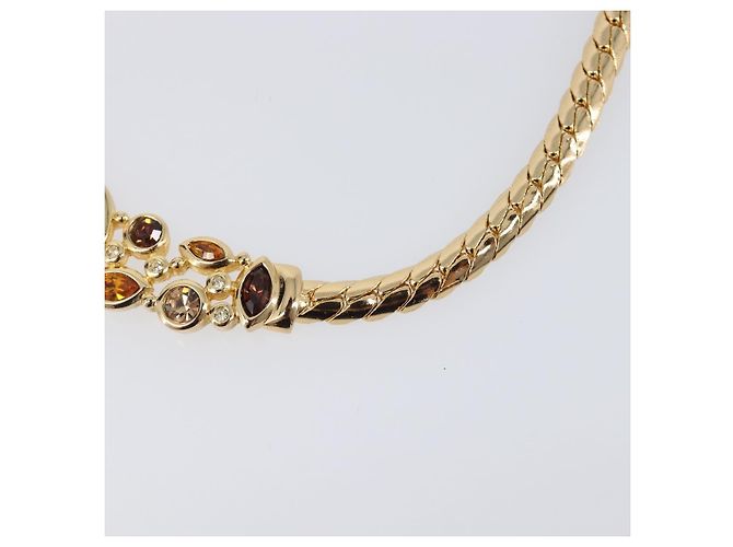 Collana Christian Dior Metallo Tono Oro Auth BA15466V - vista 11