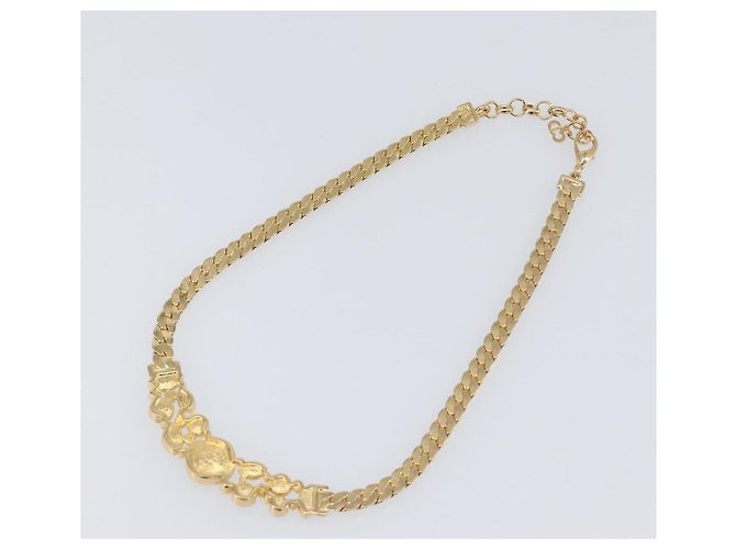Collana Christian Dior Metallo Tono Oro Auth BA15466V - vista 13