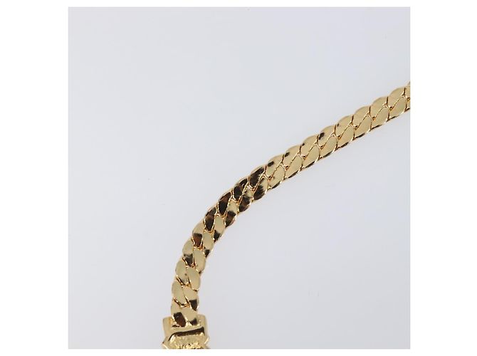 Collana Christian Dior Metallo Tono Oro Auth BA15466V - vista 15