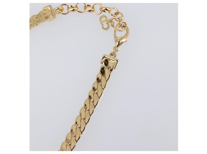 Collana Christian Dior Metallo Tono Oro Auth BA15466V - vista 19