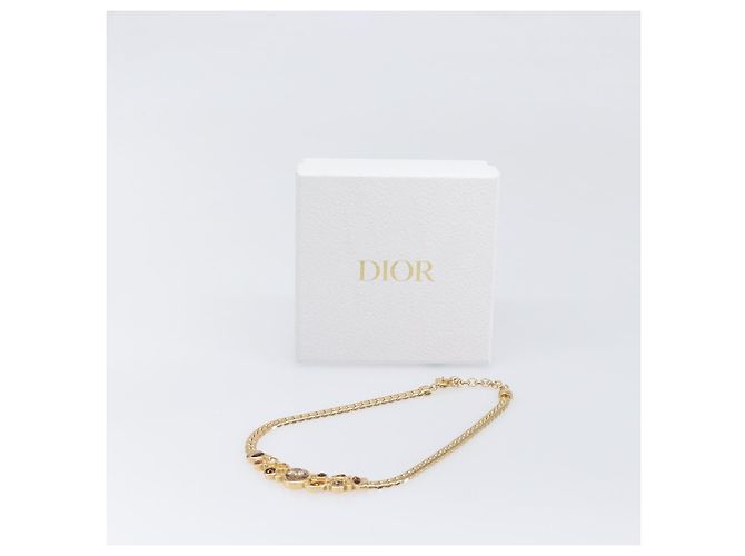 Collana Christian Dior Metallo Tono Oro Auth BA15466V - vista 23