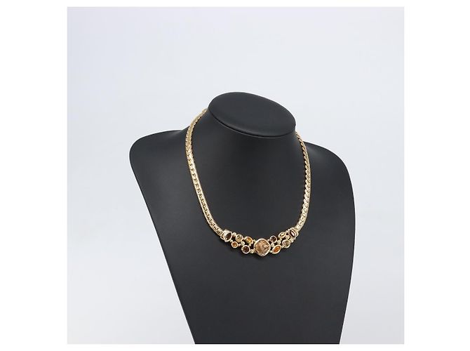 Collana Christian Dior Metallo Tono Oro Auth BA15466V - vista 24