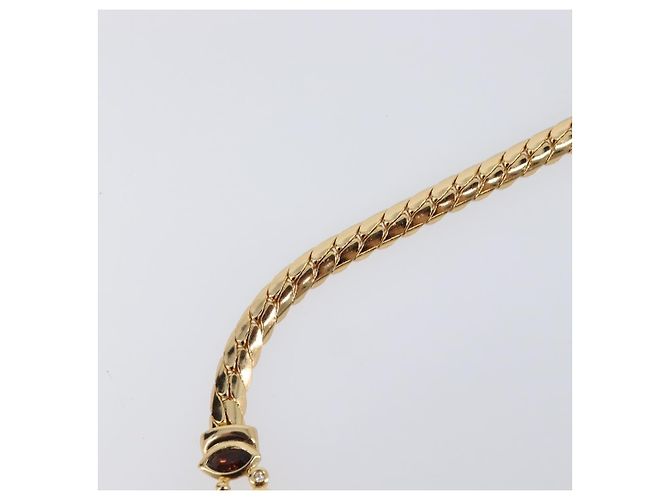 Collana Christian Dior Metallo Tono Oro Auth BA15466V - vista 4