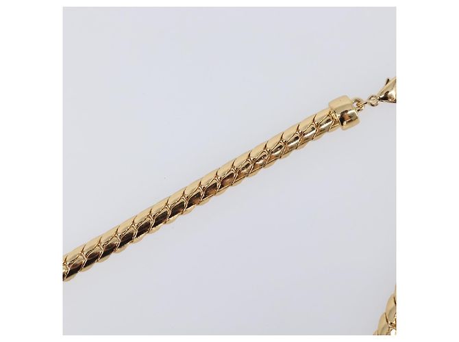 Collana Christian Dior Metallo Tono Oro Auth BA15466V - vista 5