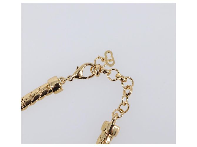 Collana Christian Dior Metallo Tono Oro Auth BA15466V - vista 6