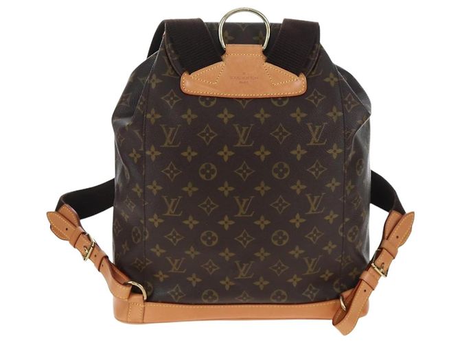 Zaino LOUIS VUITTON Monogram Montsouris GM M51135 LV Auth ki6770SAM Monogramma - vista 2