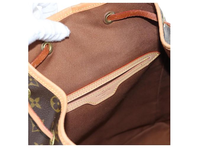 Zaino LOUIS VUITTON Monogram Montsouris GM M51135 LV Auth ki6770SAM Monogramma - vista 30