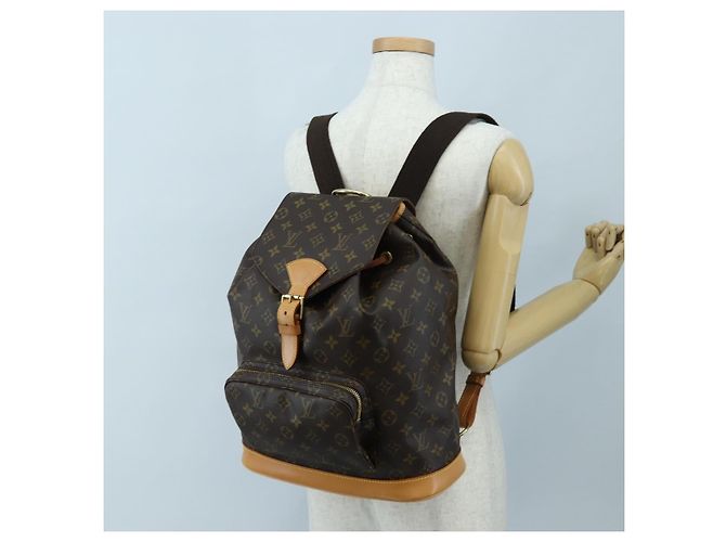 Zaino LOUIS VUITTON Monogram Montsouris GM M51135 LV Auth ki6770SAM Monogramma - vista 32