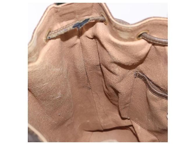Borsa GUCCI GG Supreme Web Sherry Line PVC Beige Gold 72 02 034 Auth 198252 D'oro - vista 21