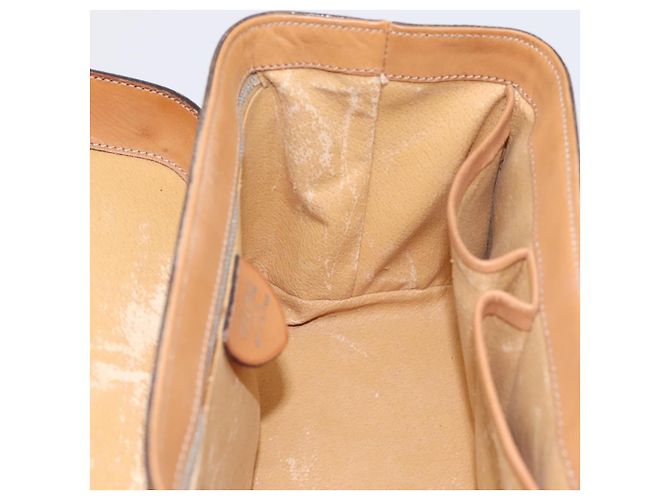Céline CELINE Macadam Canvas Star Ball Vanity Pouch PVC Leder Braun Authentisch 201000 Golden - Ansicht 20