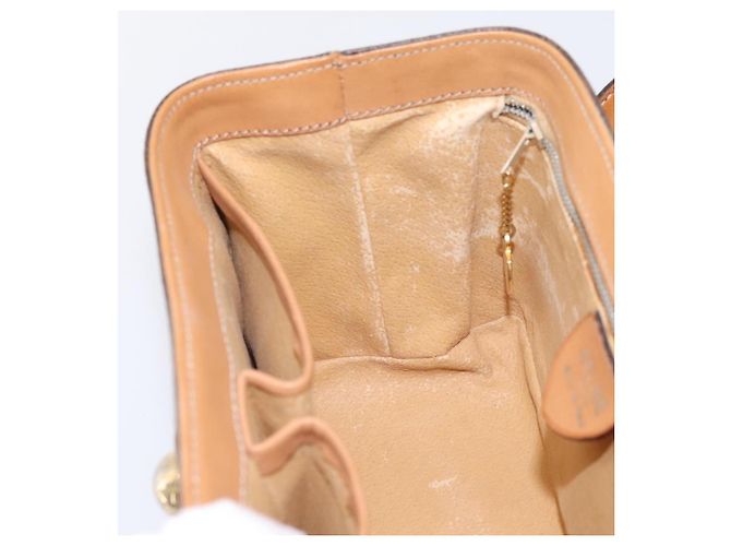 Céline CELINE Macadam Canvas Star Ball Vanity Pouch PVC Leder Braun Authentisch 201000 Golden - Ansicht 21