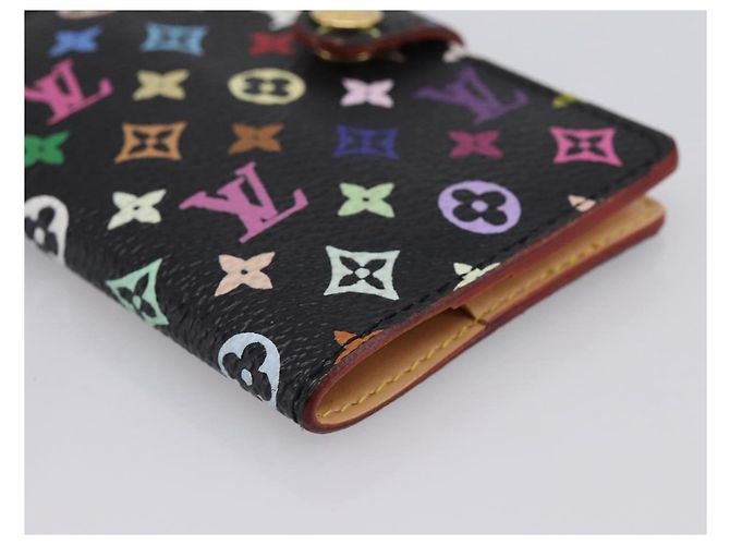 LOUIS VUITTON Multicolor Agenda mini Day Planner Cover Black M95652 Auth bs37004M Nero - vista 14