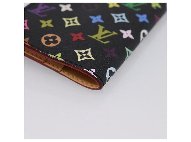 LOUIS VUITTON Multicolor Agenda mini Day Planner Cover Black M95652 Auth bs37004M Nero - vista 15
