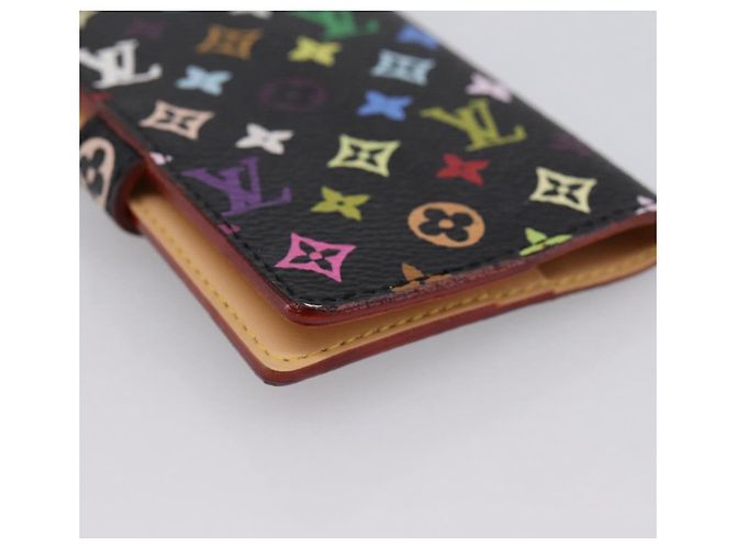 LOUIS VUITTON Multicolor Agenda mini Day Planner Cover Black M95652 Auth bs37004M Nero - vista 16