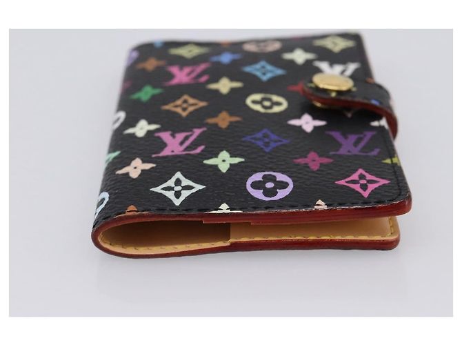 LOUIS VUITTON Multicolor Agenda mini Day Planner Cover Black M95652 Auth bs37004M Nero - vista 6