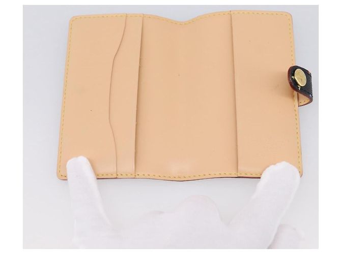 LOUIS VUITTON Multicolor Agenda mini Day Planner Cover Black M95652 Auth bs37004M Nero - vista 8